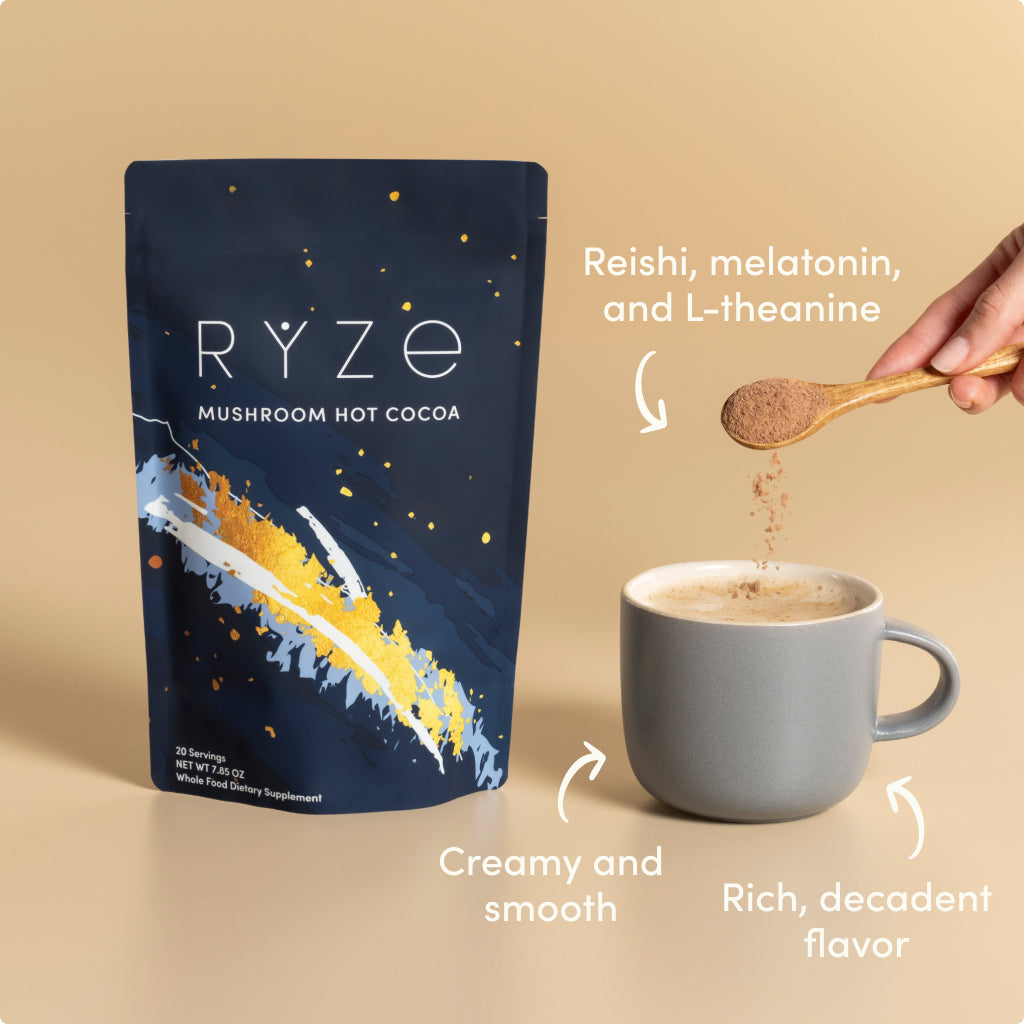RYZE Nighttime Mushroom Cocoa Starter Bag - Quick Grab