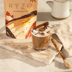 RYZE Mushroom Chai Starter Bag - Easy Store