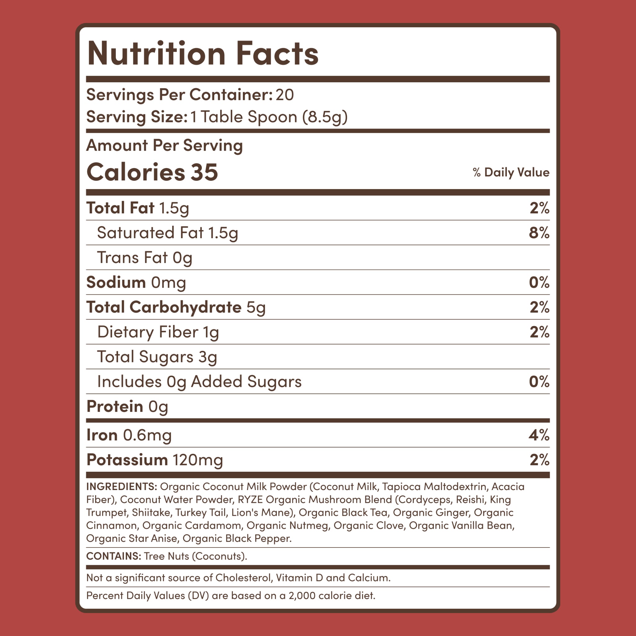 Chai (1 Pack - 20 Servings) - Easy Choice