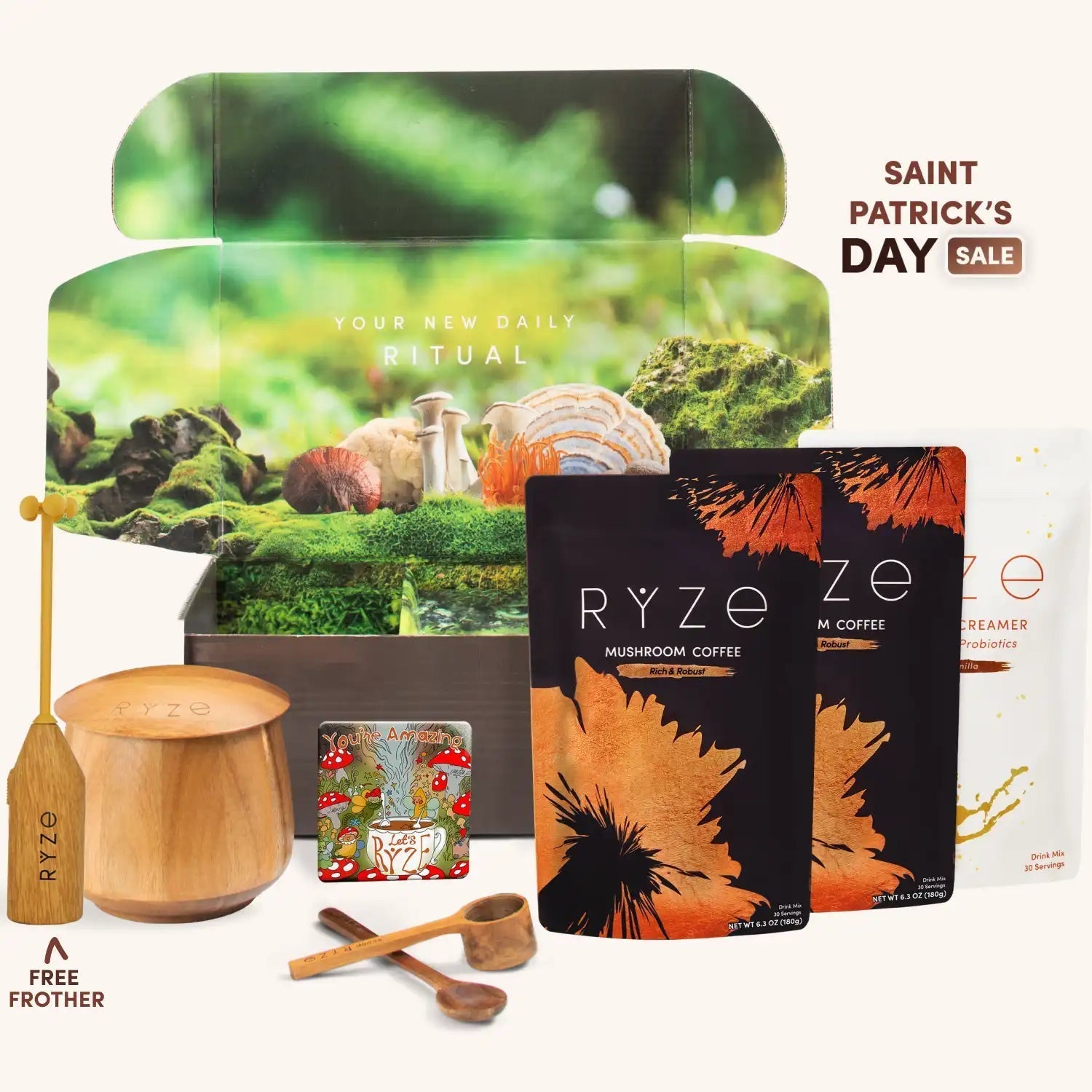Mushroom Coffee House Blend Ritual Set - Home Choice