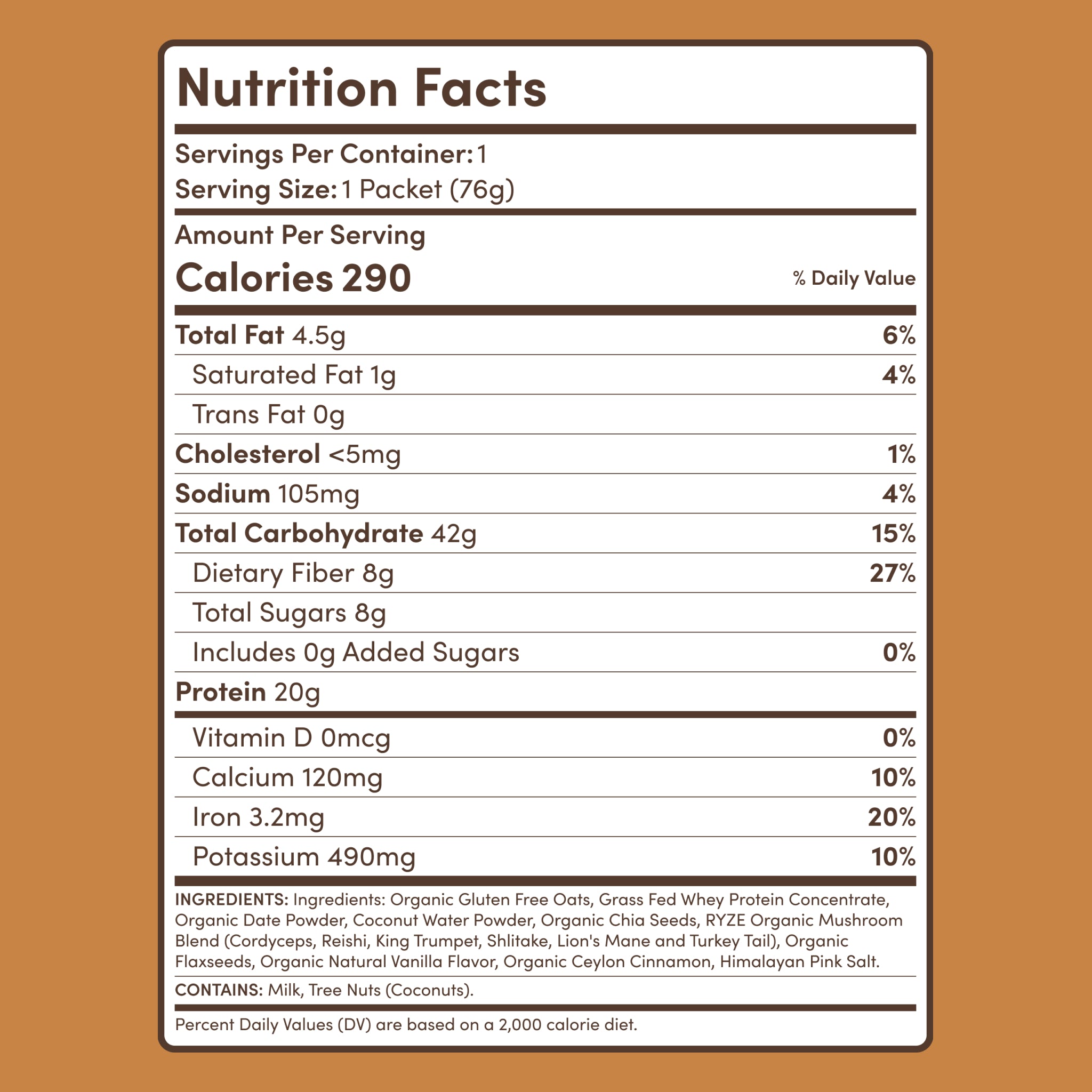 Oats (14 Servings) - Quick Grab