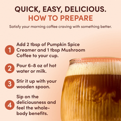 Pumpkin Spice Superfood Creamer Add-On (SPECIAL PRICING) - Simple Use