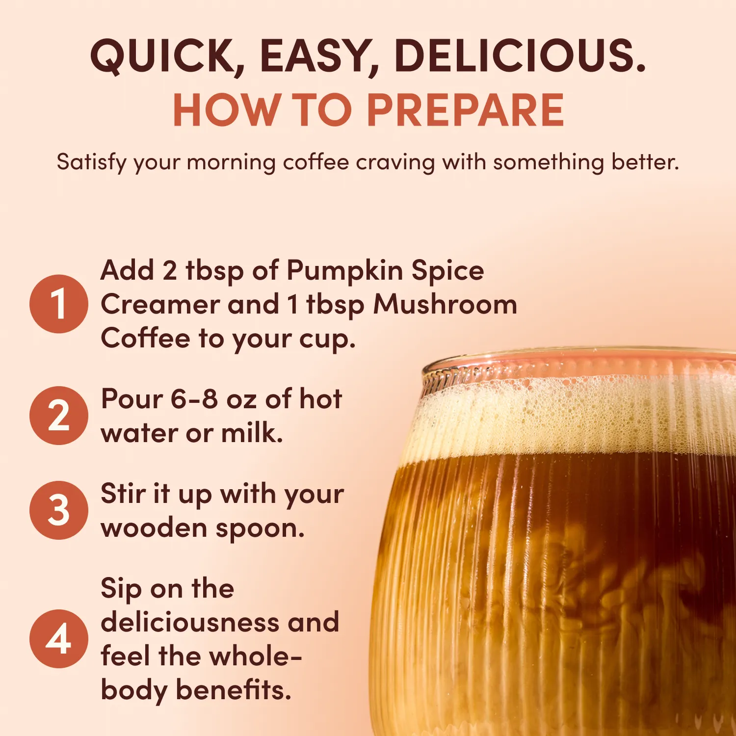 Pumpkin Spice Superfood Creamer Add-On (SPECIAL PRICING) - Simple Use