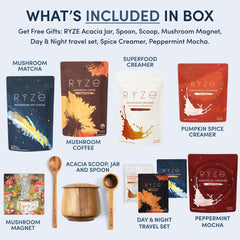 RYZE Ritual Set: Cocoa + Coffee - Daily Set