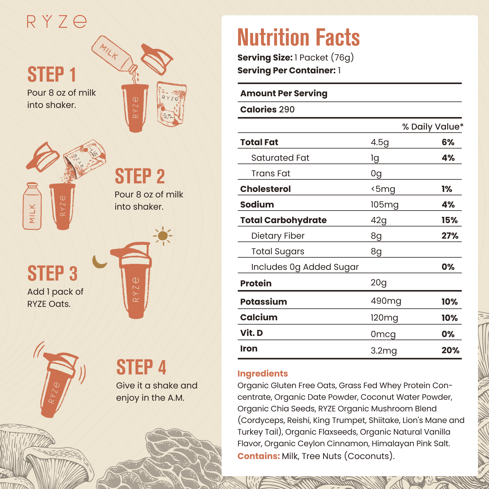 Oats Pack (14 Servings) - Modern Ready