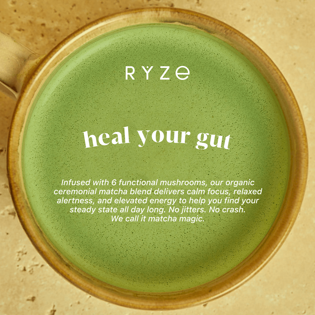 RYZE Organic Matcha Starter Kit (60 servings) - Clean Bundle